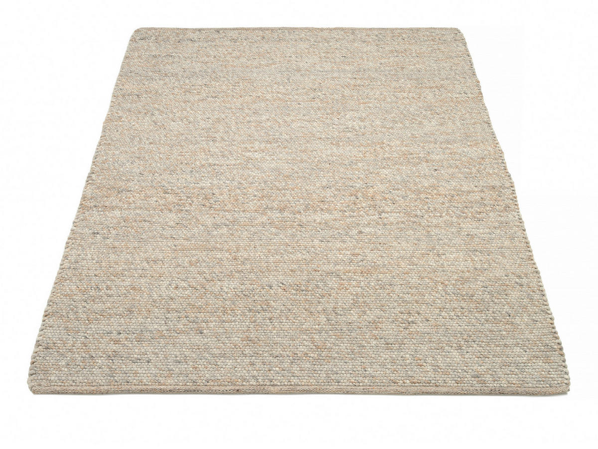 HANDWEBTEPPICH 80/250 cm Helsinki Naturfarben  - Naturfarben, Basics, Textil (80/250cm) - Linea Natura
