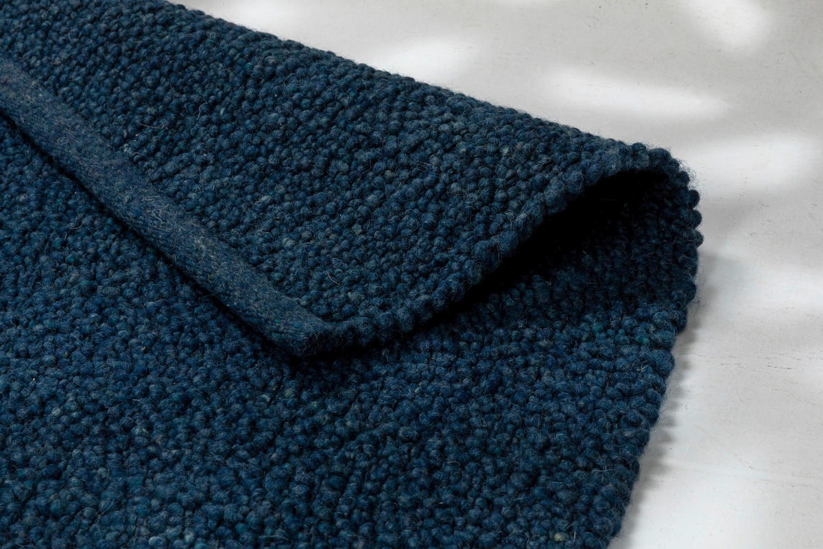 WEBTEPPICH 170/240 cm Junika Dunkelblau  - Dunkelblau, Design, Textil (170/240cm) - Schöner Wohnen