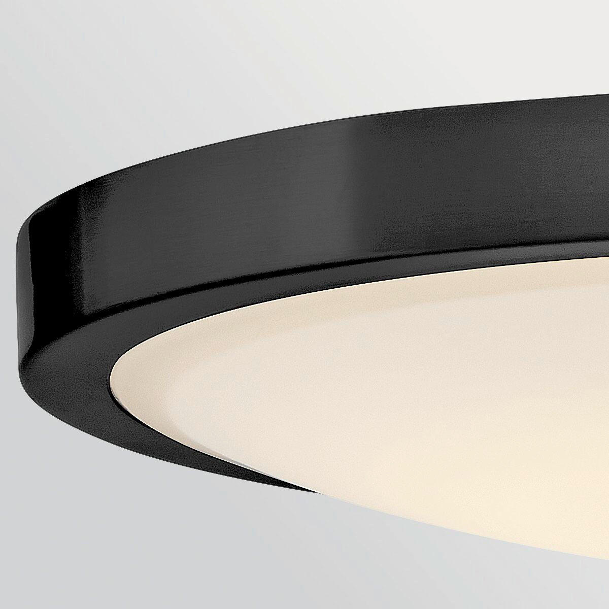 LED-HÄNGELEUCHTE Hinkley 22,2/36,2 cm  - Schwarz, Design, Glas/Metall (22,2/36,2cm) - Elstead Lighting