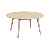 SOFFBORD i trä 90/90/45 cm  - ek Bianco, Klassisk, trä (90/90/45cm) - Rowico