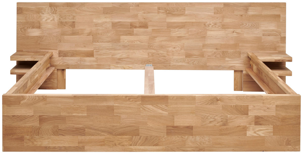 BETT 200/200 cm  in Wildeiche  - Wildeiche, Natur, Holz (200/200cm) - MID.YOU