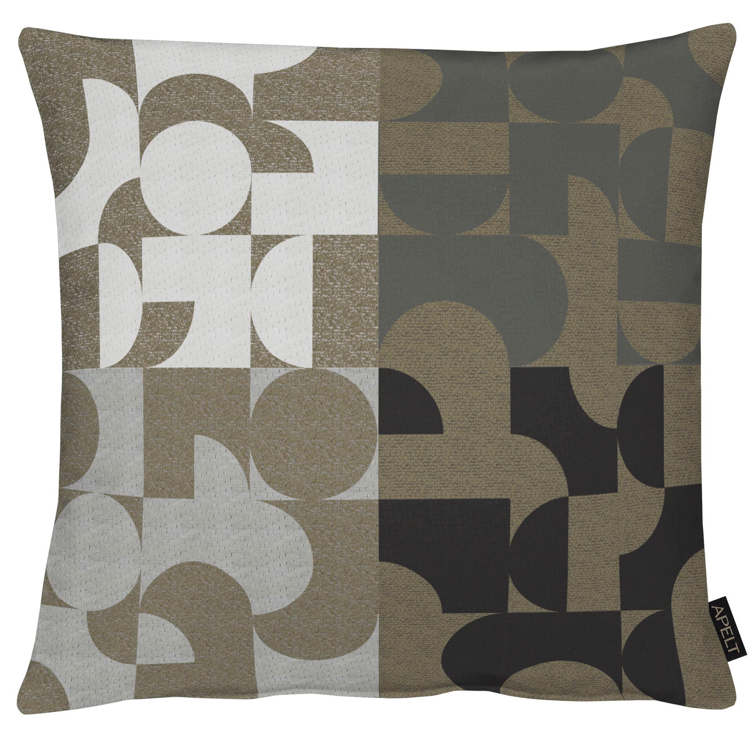 KISSENHÜLLE Loft Style 49/49 cm  - Taupe/Schwarz, Basics, Textil (49/49cm) - Ambiente