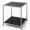 STANDREGAL Schwarz  - Schwarz, Basics, Metall (40/46/40cm) - Floordirekt