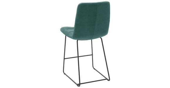 TRESENSTUHL in Grün  - Schwarz/Grün, Design, Textil/Metall (52/106/66cm) - Dieter Knoll