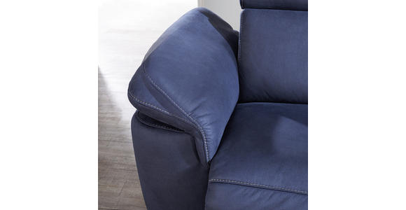 WOHNLANDSCHAFT in Leder Anthrazit - Anthrazit/Alufarben, Design, Leder/Metall (242/271cm) - Cantus