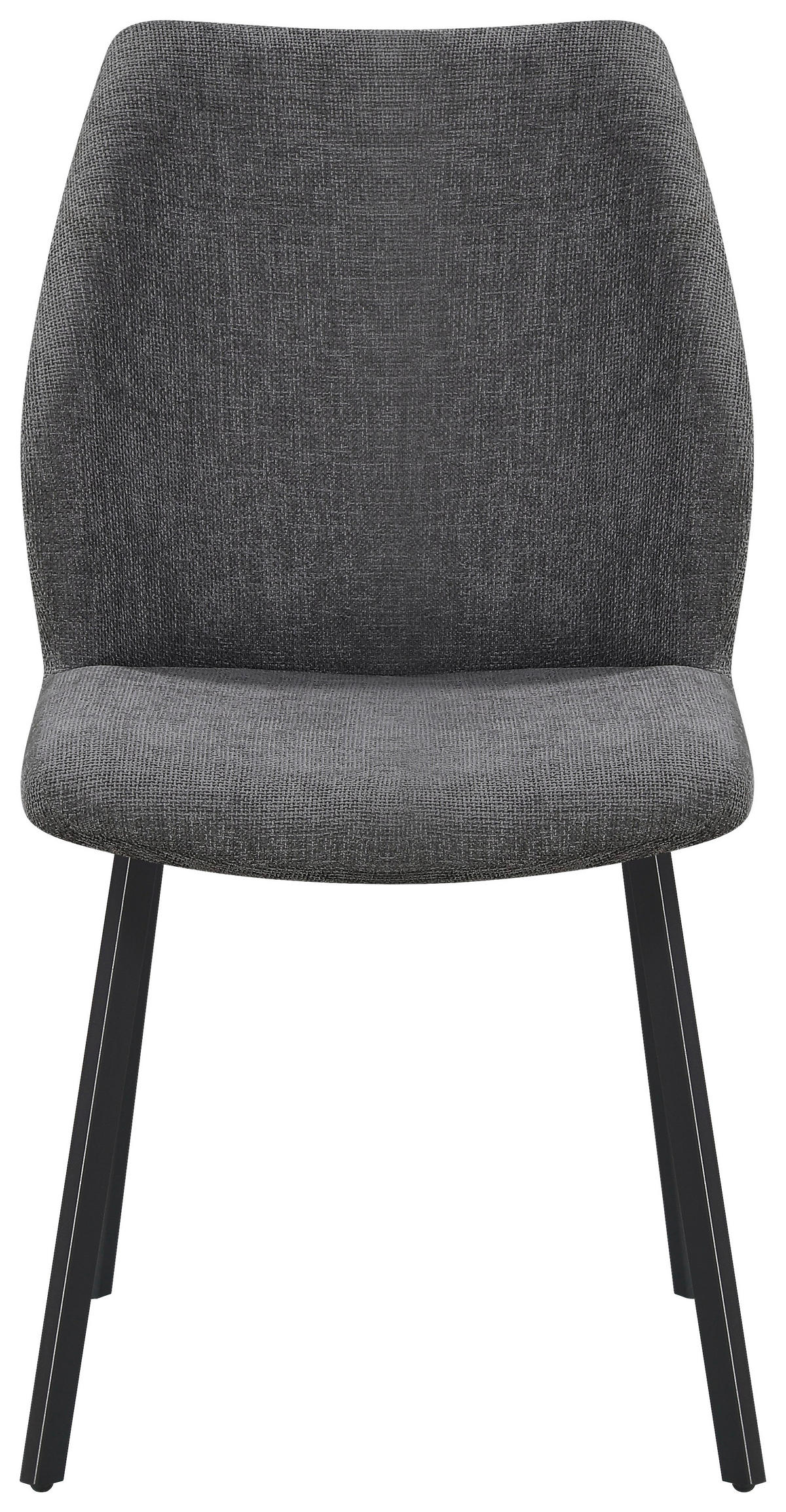TISCHGRUPPE Dunkelgrau  - Dunkelgrau, KONVENTIONELL, Textil/Stein (140/48/76/89/90/62cm) - MID.YOU