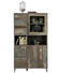 VITRINE in Braun - Anthrazit/Braun, Design, Holzwerkstoff/Metall (90/149/37cm) - Ti`me VITRINE in Braun - Anthrazit/Braun, Design, Holzwerkstoff/Metall (90/149/37cm) - Ti`me