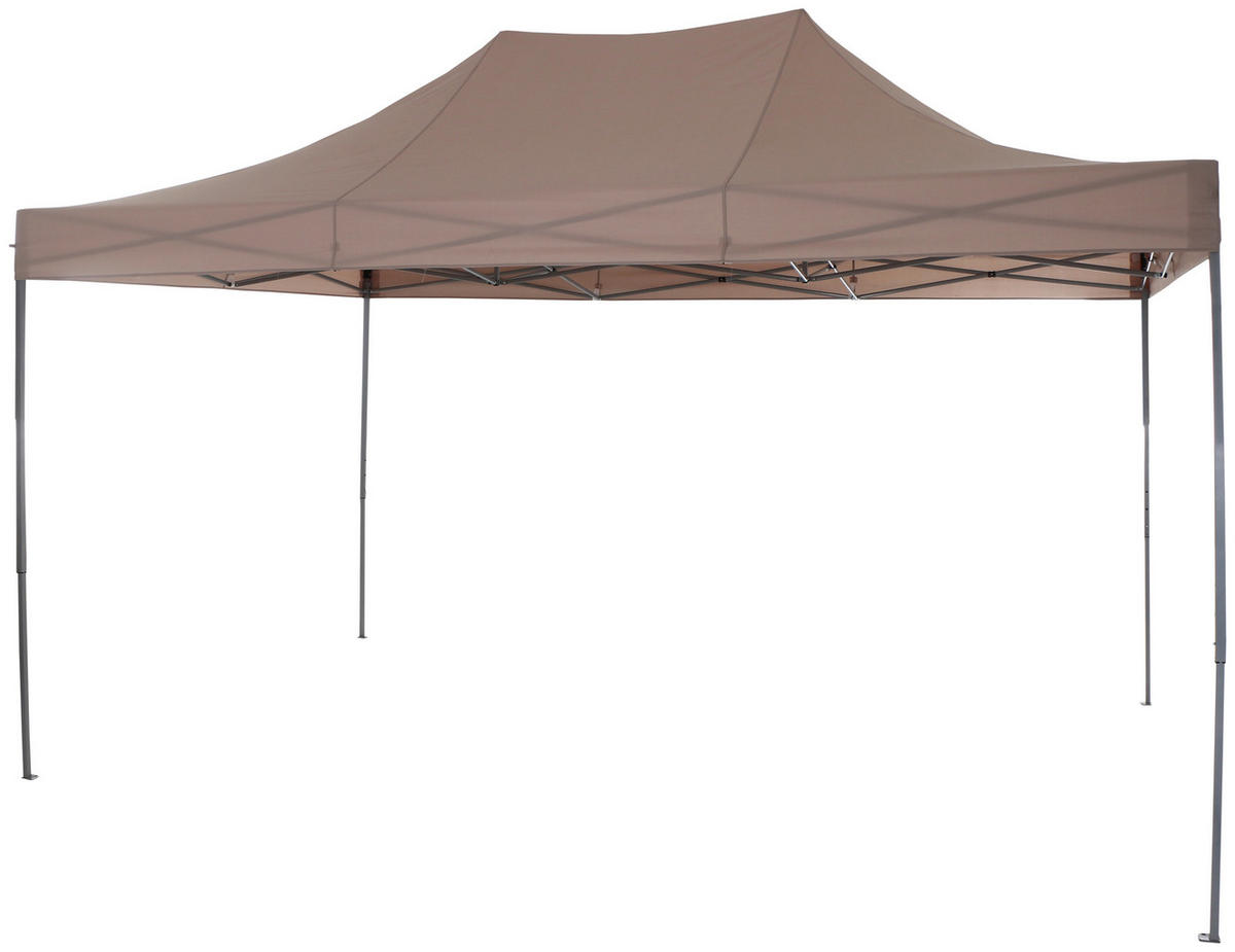 PAVILLON 450/330/300 cm   - Taupe, KONVENTIONELL, Textil/Metall (450/330/300cm) - Siena Garden