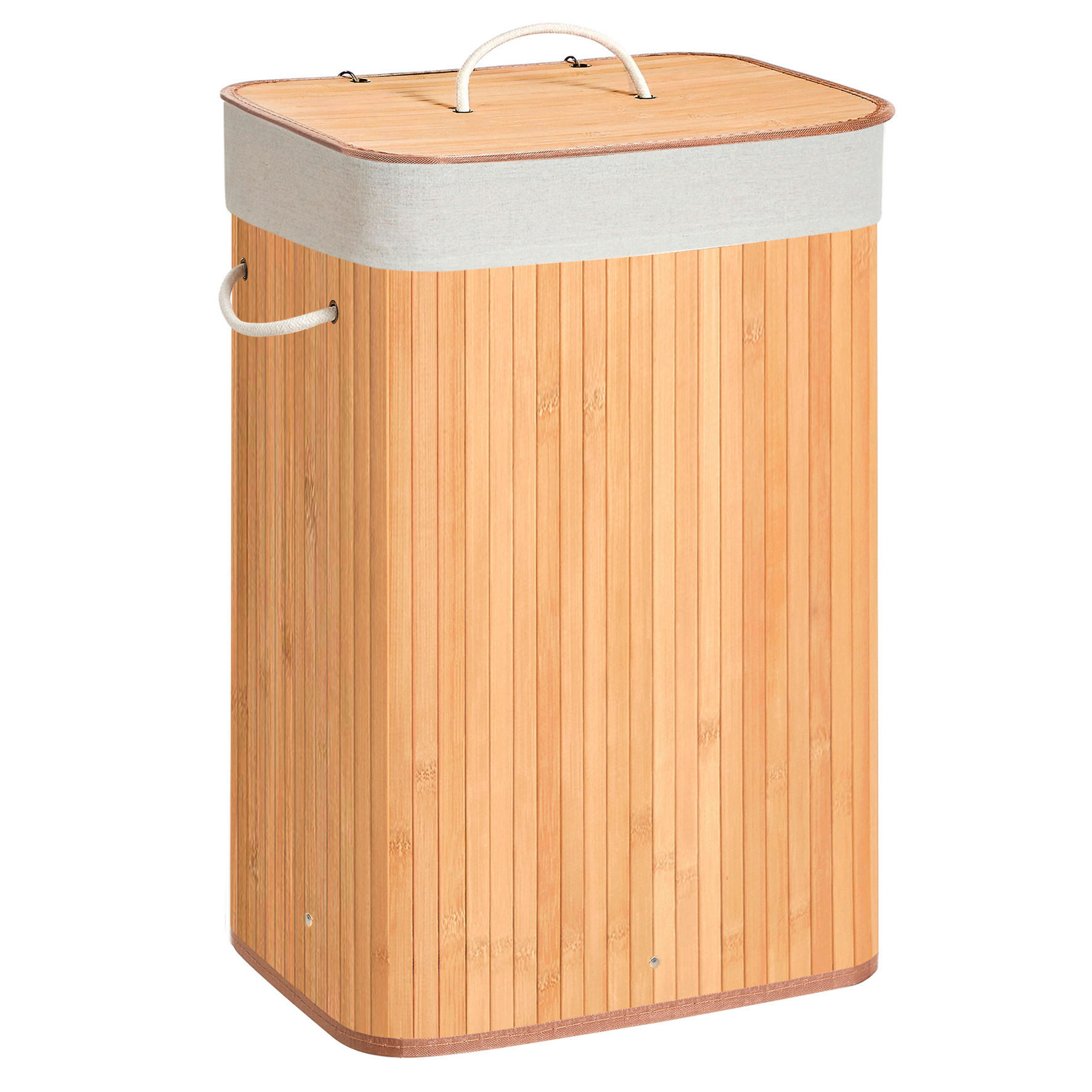 WÄSCHEKORB - Naturfarben, Basics, Naturmaterialien/Holzwerkstoff (40/60/30cm)