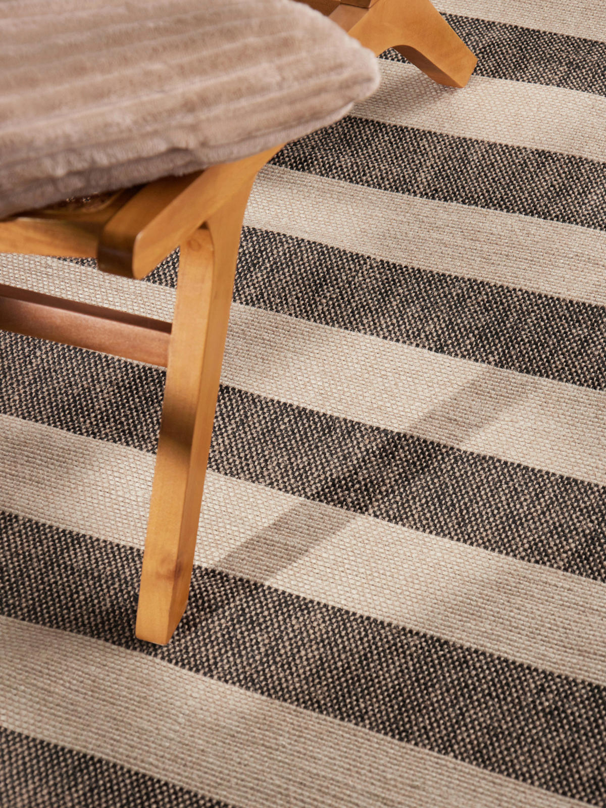 JUTETEPPICH 200/300 cm Handloom 1.0 Creme, Schwarz  - Creme/Schwarz, Basics, Textil (200/300cm) - Hanse Home