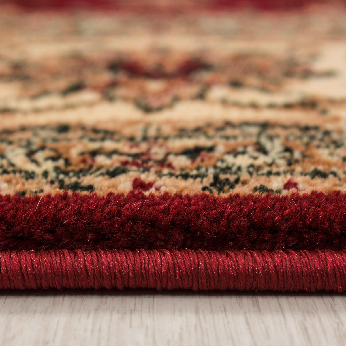 VÄVD MATTA 240/340 cm Marrakesh  - beige/röd, Klassisk, textil (240/340cm) - Novel