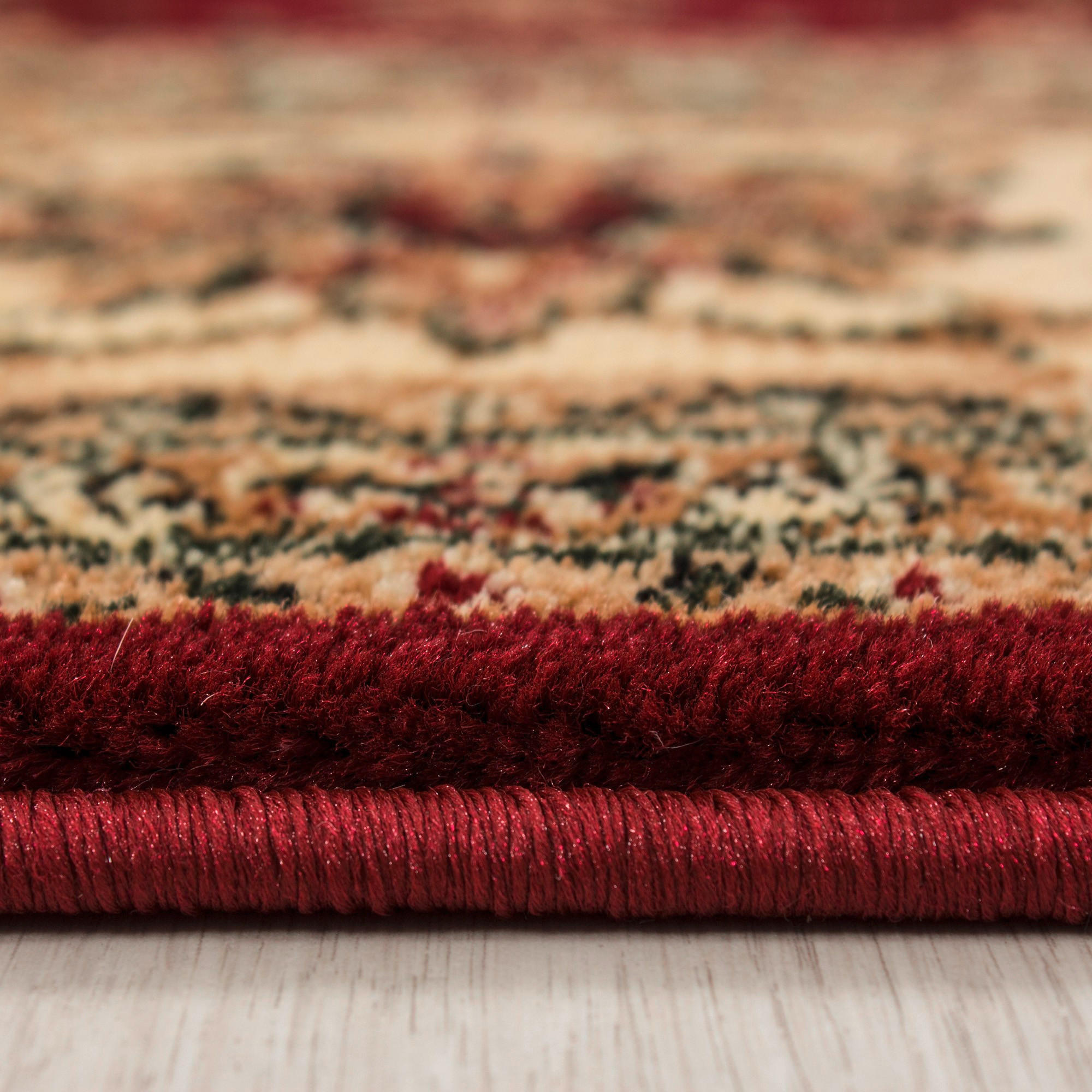 Thumbnail - Novel Webteppich Marrakesh, Rot, Beige, Textil, orientalisch, rechteckig, 240x340 cm, Oeko-Tex® Standard 100, pflegeleic...