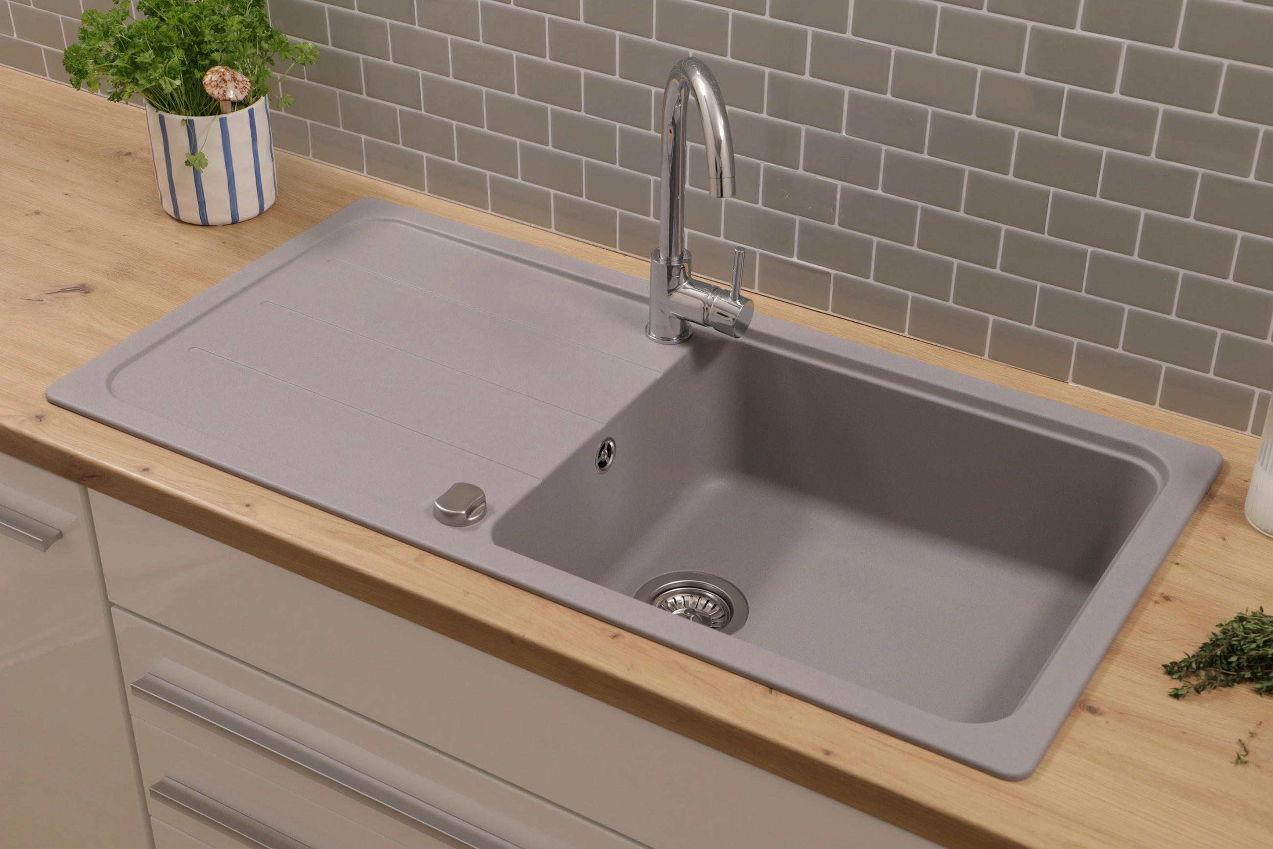 DISKHO AUSTIN100X50G - grå, Design, sten (100/20/50cm) - Respekta