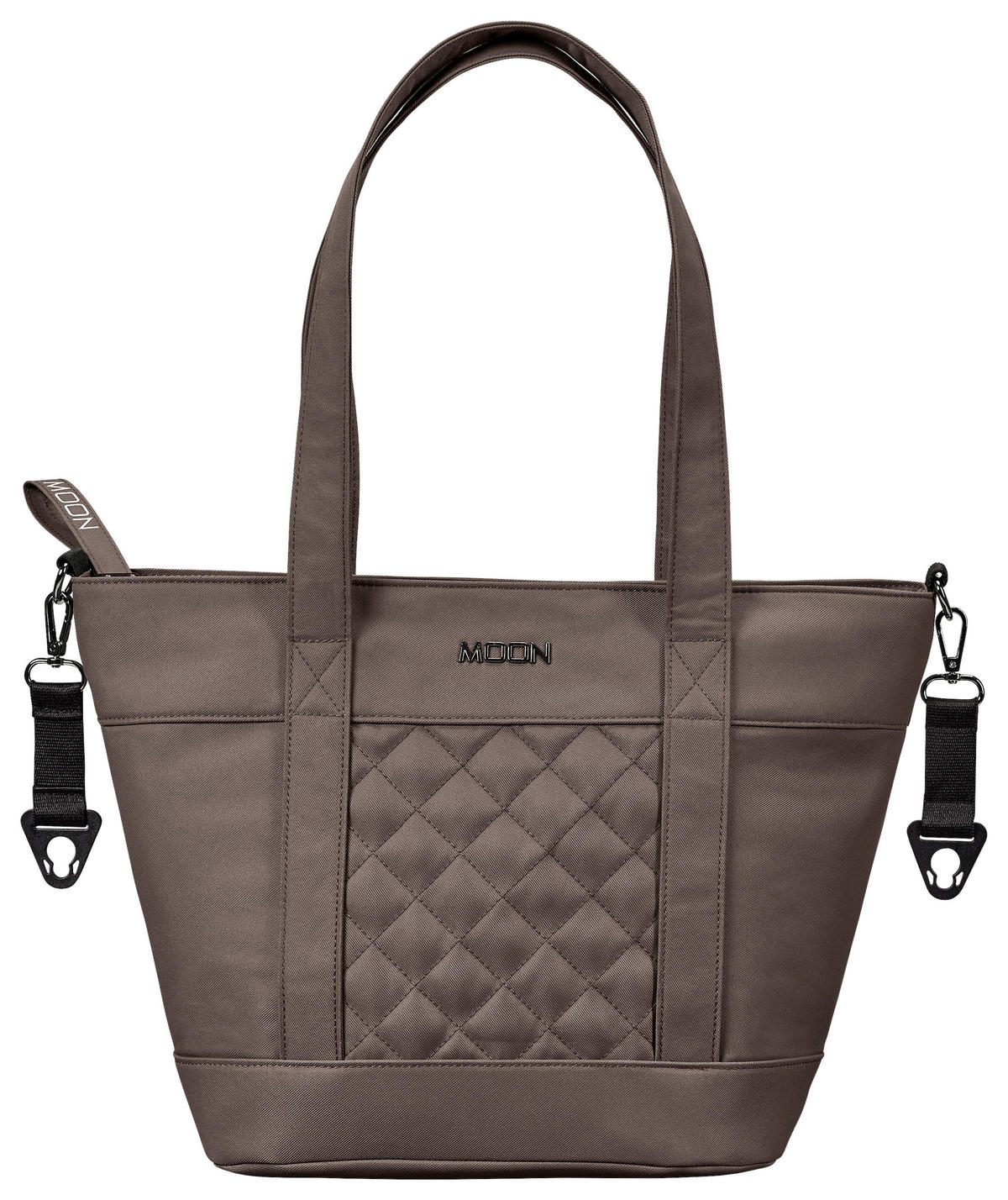 WICKELTASCHE V-Shape Bag  - Waldgrün/Greige, Basics, Textil (41/16/28cm) - Moon