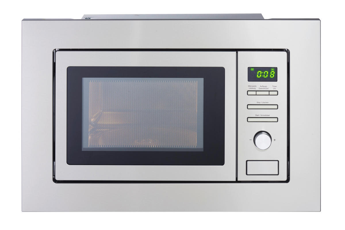 EINBAUMIKROWELLE MW820-EBM  - Edelstahlfarben, Trend (59,5/38,2/34,4cm) - PKM