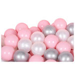 BÄLLESET  - Pink/Silberfarben, Basics, Kunststoff - My Baby Lou