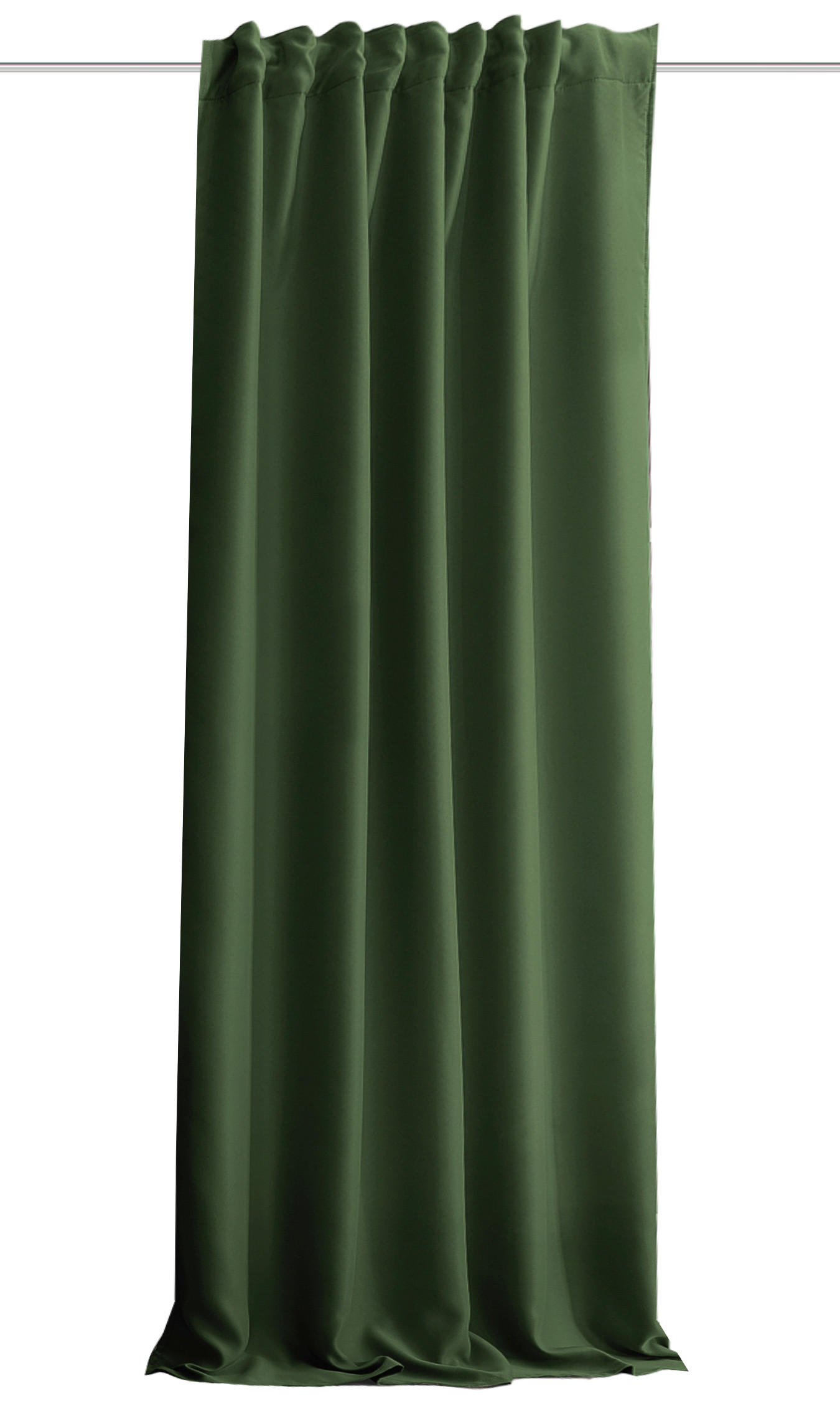 LÄRMSCHUTZVORHANG ACUSTICO Verdunkelung 135/245 cm   - Olivgrün, KONVENTIONELL, Textil (135/245cm)