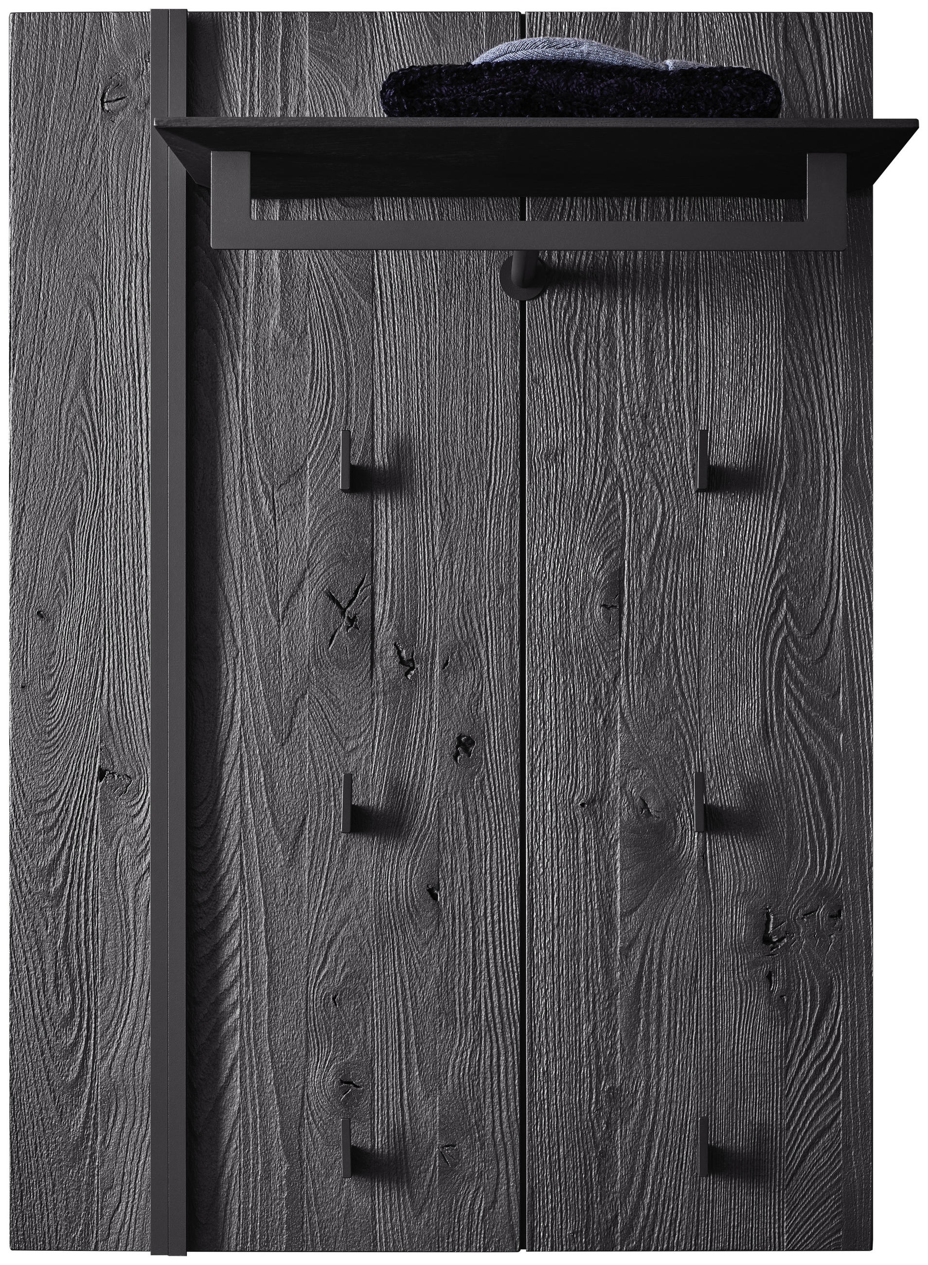 ELŐSZOBAPANEL 73/106/35 cm  - antracit, Design, fa/fém (73/106/35cm) - Johann Jakob