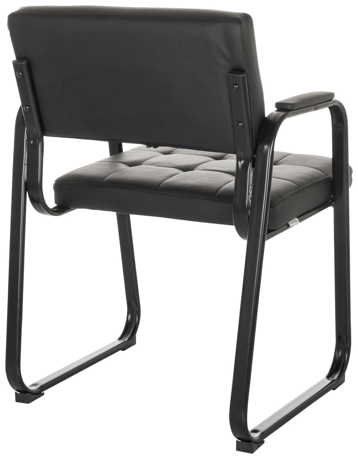 KONFERENČNI STOL tekstil črna  - črna, Basics, kovina/tekstil (58/79/55cm) - MID.YOU