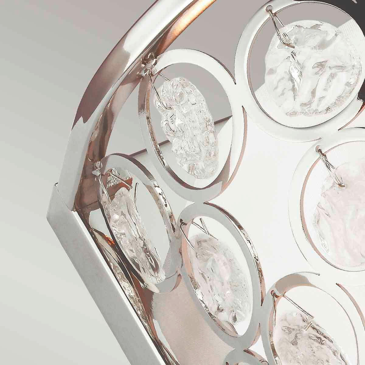 WANDLEUCHTE - Nickelfarben, Konventionell, Metall (19.1/33/15.2cm) - Elstead Lighting