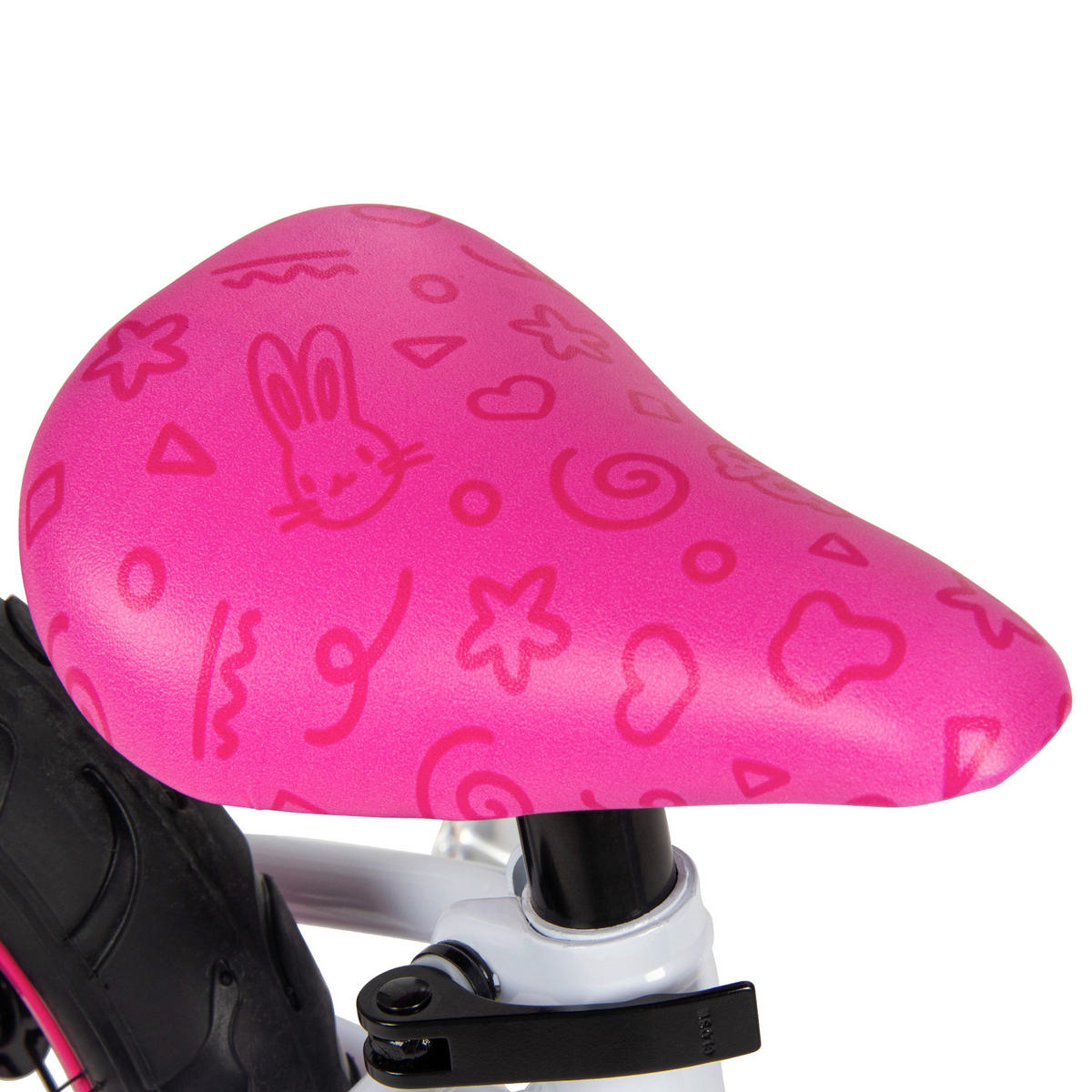 KINDERFAHRRAD 10 Zoll  - Weiß, Basics, Metall (47/55/75cm)