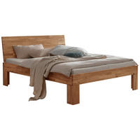 BETT 160/200 cm,  in Wildeiche,  - Wildeiche, Natur, Holz (160/200cm) - Linea Natura