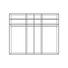 SCHWEBETÜRENSCHRANK in Grau, Lärchefarben - Chromfarben/Lärchefarben, Design, Glas/Holzwerkstoff (250/217/67cm) - Dieter Knoll SCHWEBETÜRENSCHRANK in Grau, Lärchefarben - Chromfarben/Lärchefarben, Design, Glas/Holzwerkstoff (250/217/67cm) - Dieter Knoll