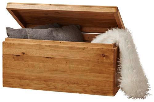 CUFĂR in lemn 80/40/40 cm  - culoare lemn stejar, Design, lemn (80/40/40cm) - Livetastic