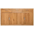 SIDEBOARD 177/91/42 cm  - Wildeiche/Alufarben, Natur, Holz (177/91/42cm) - Carryhome