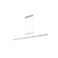 ZÁVĚSNÉ LED SVÍTIDLO,  150,5/150/6 cm - barvy niklu, Basics, kov (150,5/150/6cm)