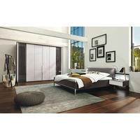 SCHLAFZIMMER Braun, Weiß  - Braun/Weiß, Design, Glas/Holzwerkstoff (180/200cm) - Musterring