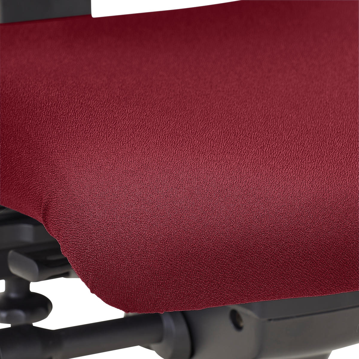 DREHSTUHL Schwarz, Alufarben, Bordeaux  - Bordeaux/Schwarz, KONVENTIONELL, Kunststoff/Textil (63/105/46cm) - Dieter Knoll