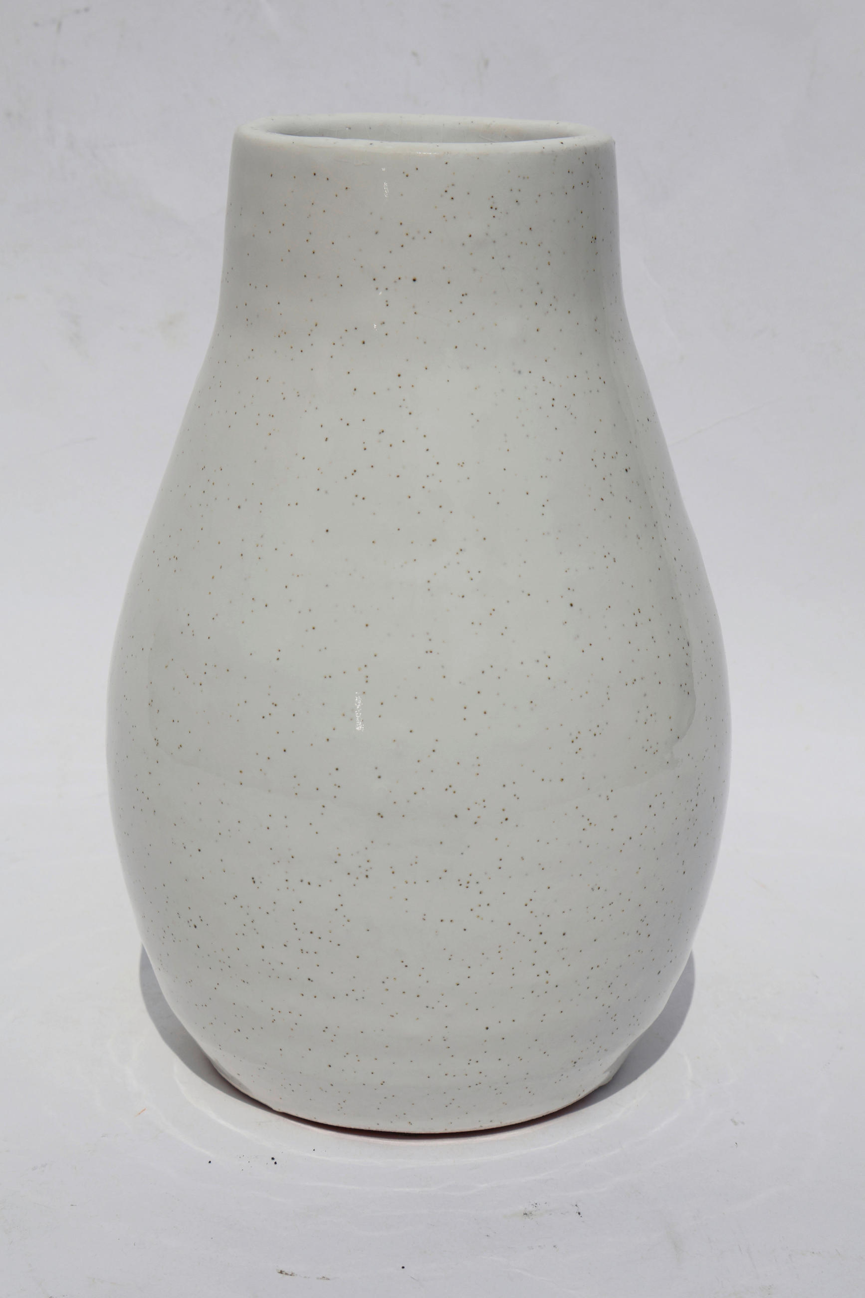 VASE  - Weiß, Basics, Keramik (14/30/14cm)
