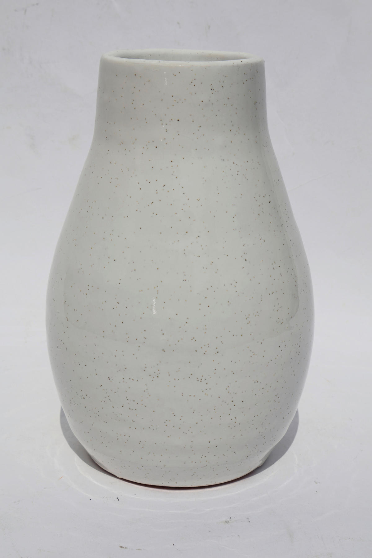 VASE  - Weiß, Basics, Keramik (14/30/14cm)