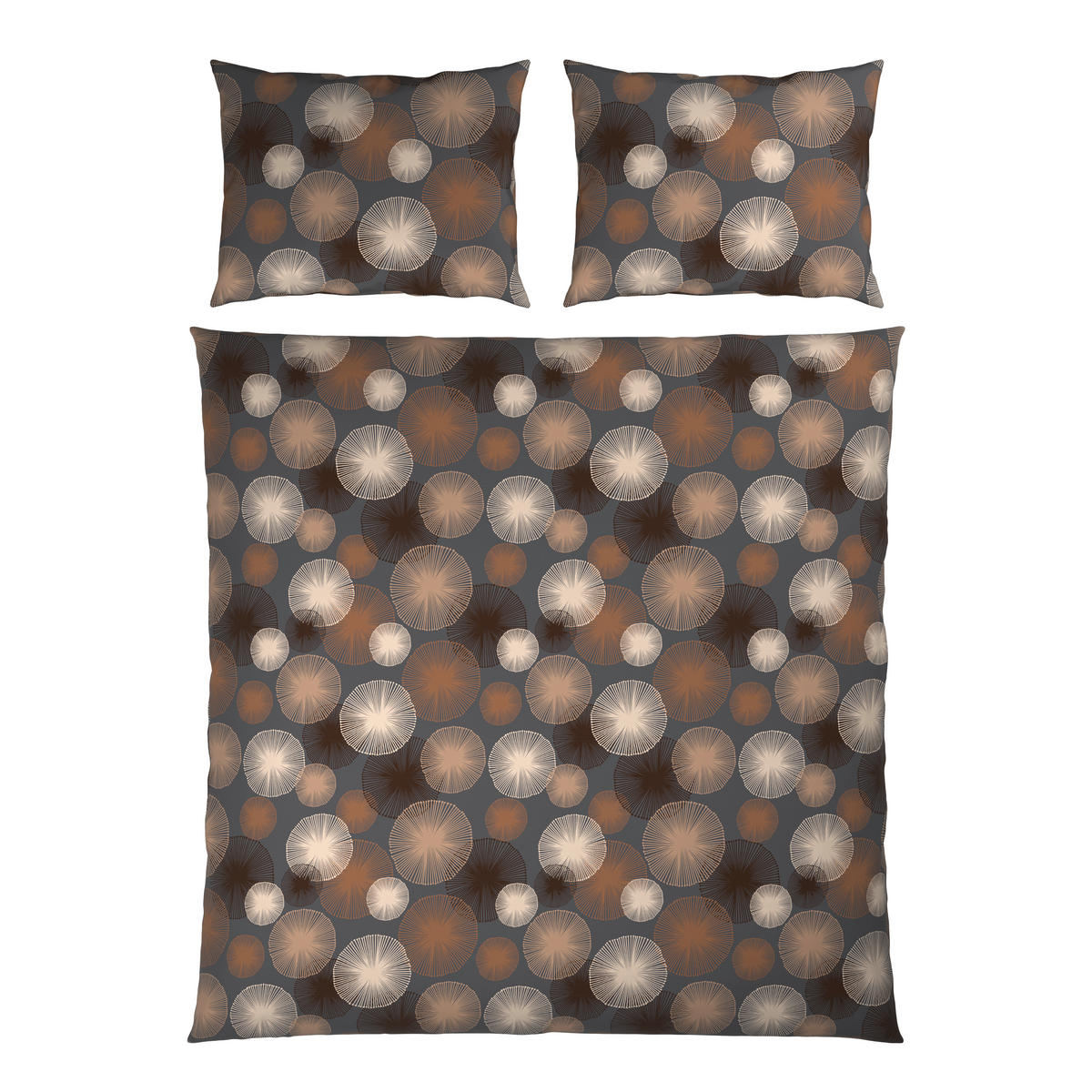 BETTWÄSCHE Satin 200/200 cm  - Grau, Textil (200/200cm) - Esposa