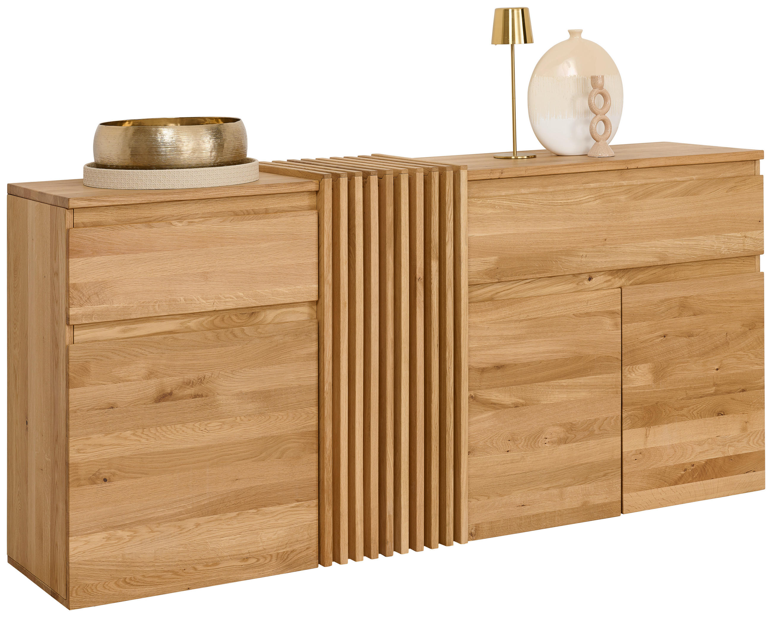 SIDEBOARD Eichefarben  188.8/86.5/44 cm  - Eichefarben, Natur, Holz (188.8/86.5/44cm) - Linea Natura