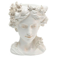 VASE  - Weiß, Design, Kunststoff (27/36,5/25cm) - Kare-Design