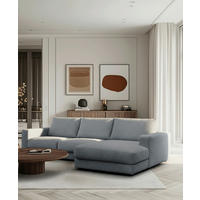 ECKSOFA VIGO Graugrün  - Schwarz/Graugrün, Design, Textil (303/172cm) - MID.YOU