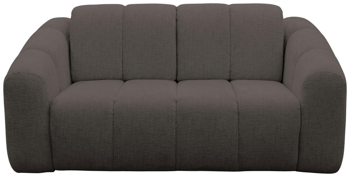 SCHLAFSOFA Chenille Dunkelbraun  - Beige/Dunkelbraun, MODERN, Kunststoff/Textil (192/85/110cm) - Livetastic