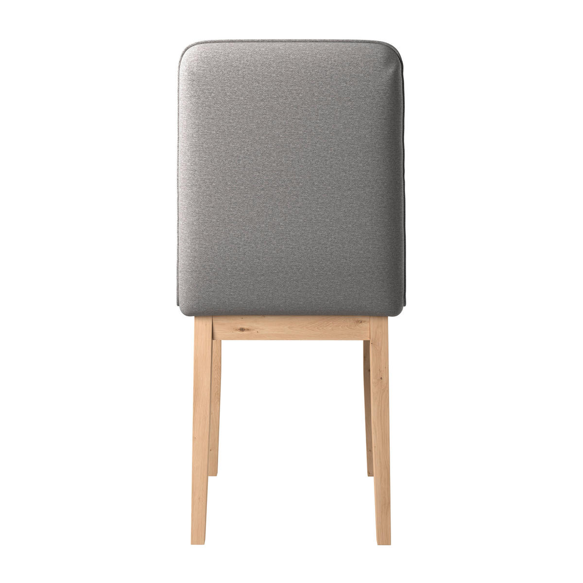 STUHL   Webstoff  Dunkelgrau  - Eichefarben/Dunkelgrau, KONVENTIONELL, Holz/Textil (47/91/44cm) - P & B