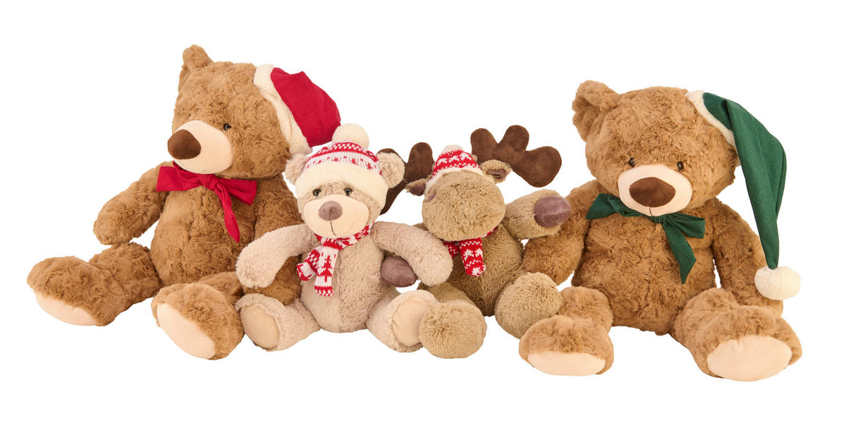 DEKOELCH - Beige, LIFESTYLE, Textil (25cm) - X-Mas