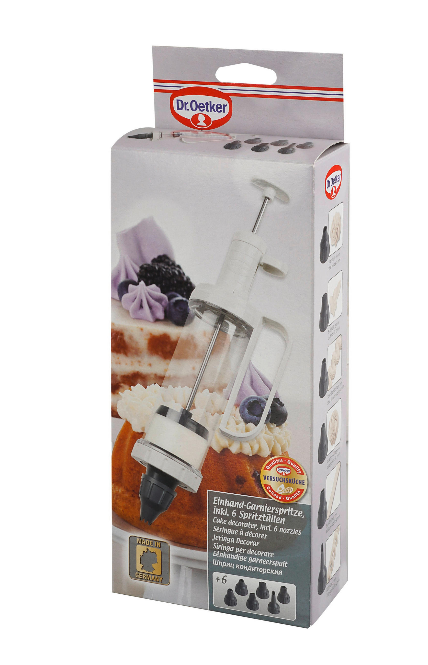 GARNIERSPRITZE - Basics, Kunststoff (30/12/1,8cm) - Dr.Oetker