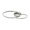 DECKENLEUCHTE 2 W    45/30/12 cm  - Weiss/Nickelfarben, Basics, Kunststoff/Metall (45/30/12cm) - Eglo