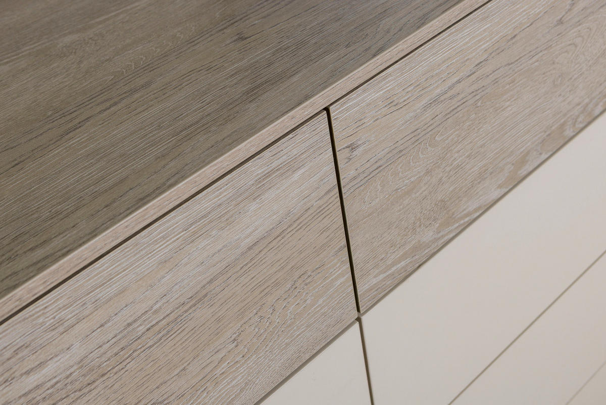 KOMODA,  - Moderno, umetna masa/leseni material (140/83/45cm) - Xora