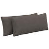NIERENKISSEN  - Graphitfarben, KONVENTIONELL, Textil (65/25cm) - Sit & More