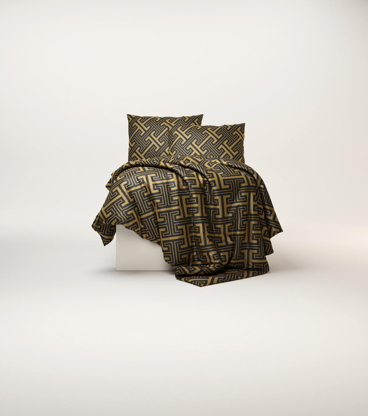 BETTWÄSCHE Satin 140/200 cm  - Creme, Design, Textil (140/200cm) - Ambia Home