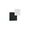 LED-WANDLEUCHTE 27/27 cm   - Schwarz/Weiß, Design, Metall (27/27cm) - Hell