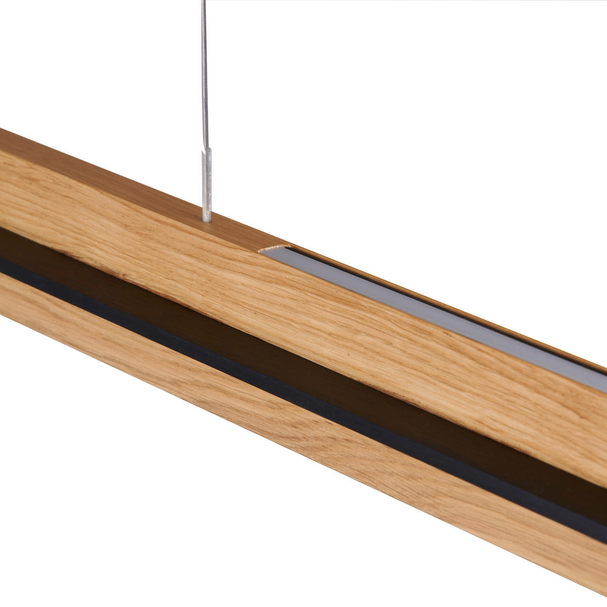 LED-HÄNGELEUCHTE 655 118/6/6,5 cm   - Natur, Holz (118/6/6,5cm) - Ambiente