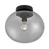 DECKENLEUCHTE 27,5/24 cm   - Schwarz, Design, Glas/Metall (27,5/24cm) - Nordlux