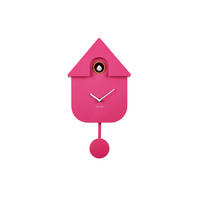 WANDUHR 21,5/41/8,5 cm   - Pink, KONVENTIONELL, Kunststoff (21,5/41/8,5cm) - Karlsson